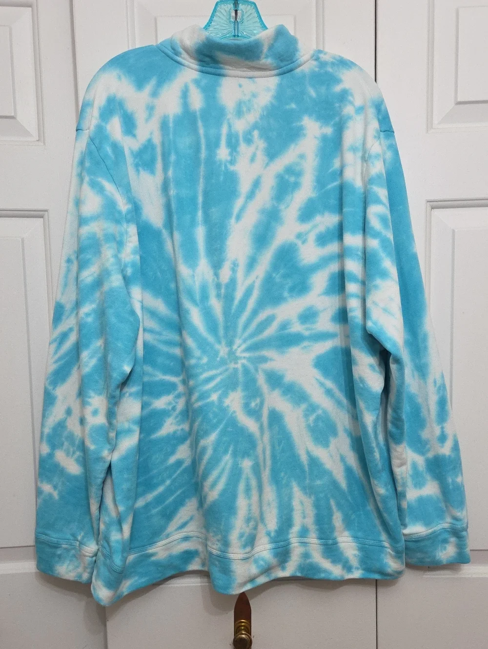 Vineyard Vines Sun-Washed Tie-Dye Mock-Neck Pullover Sweatshirt Men's/ XXL